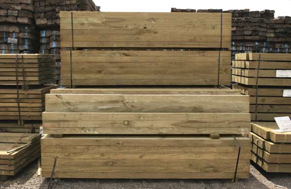 Pine Wood Sleepers